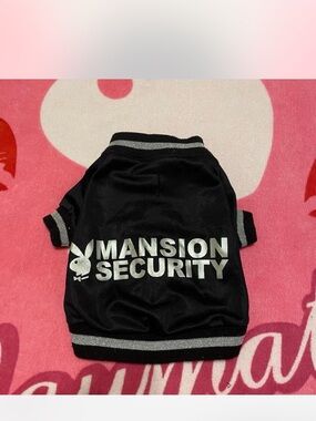 PLAYBOY Black Mansion Security Dog Jacket